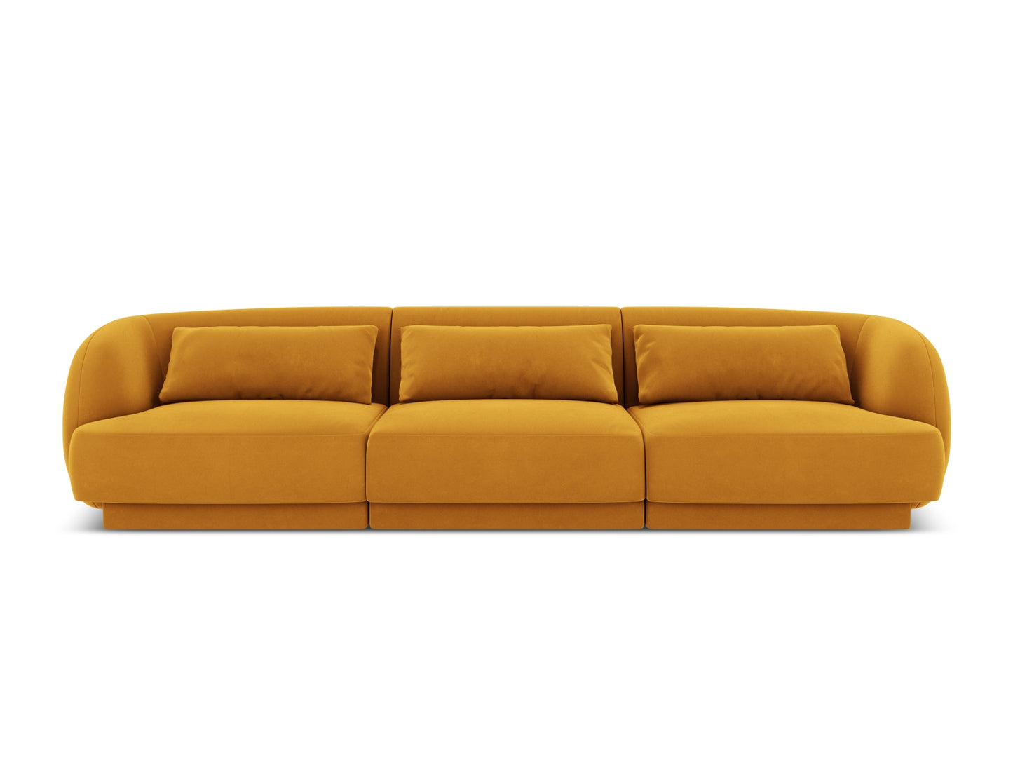 Tulum Sofa, 3 Seats, 255x90 cm — Yellow