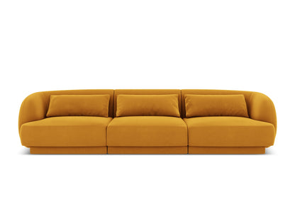 Tulum Sofa, 3 Seats, 255x90 cm — Yellow