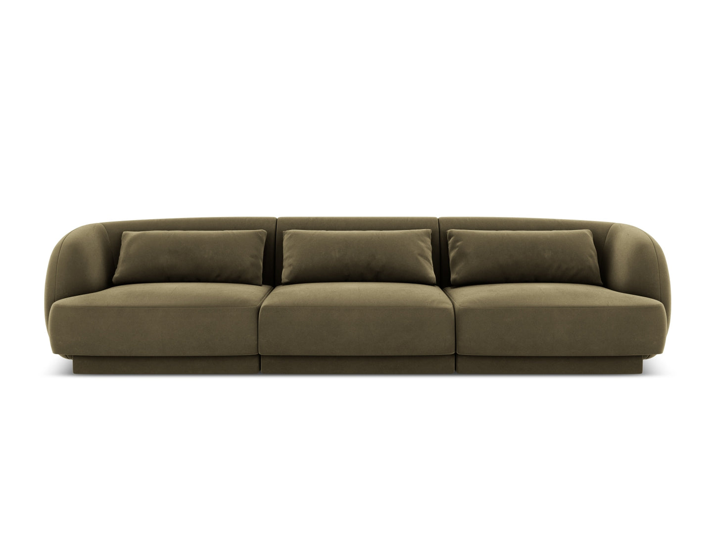 Tulum Sofa, 3 Seats, 255x90 cm — Green