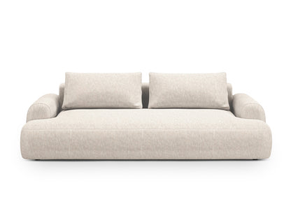 Calma Sofa With Bed Function And Box, 4 Seats, 250x100 cm — Light Beige