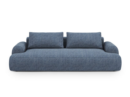 Calma Sofa With Bed Function And Box, 4 Seats, 250x100 cm — Blue Melange
