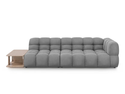 Sky Modular Sofa, 4 Seats, 297x102 cm — Light Grey / Left