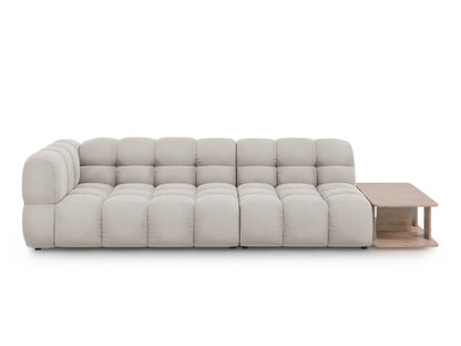 Sky Modular Sofa, 4 Seats, 297x102 cm — Light Beige / Right