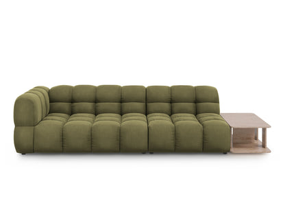 Sky Modular Sofa, 4 Seats, 297x102 cm — Light Green / Right