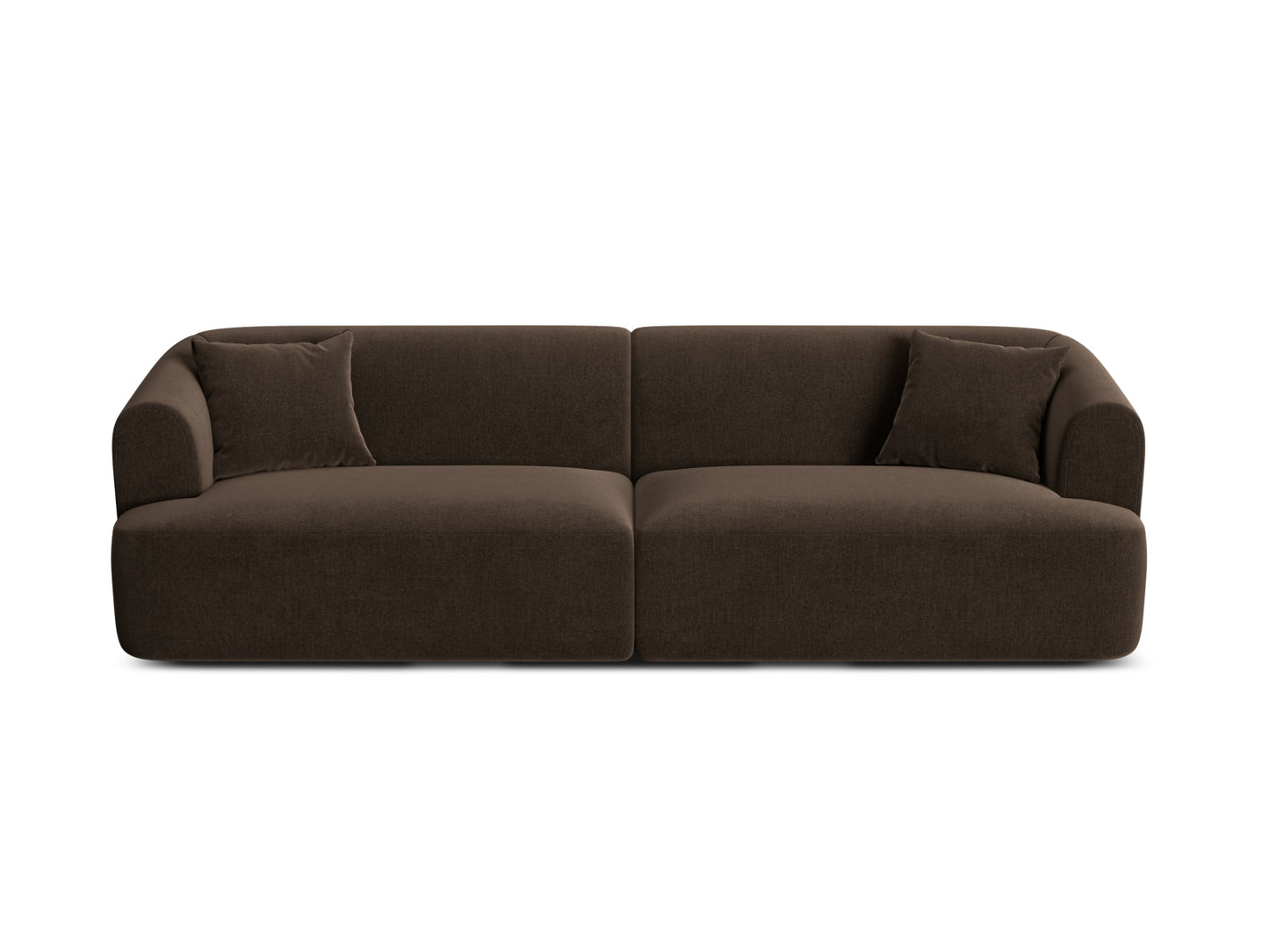 Campi Modular Sofa, 4 Seats, 255x90 cm — Chocolate