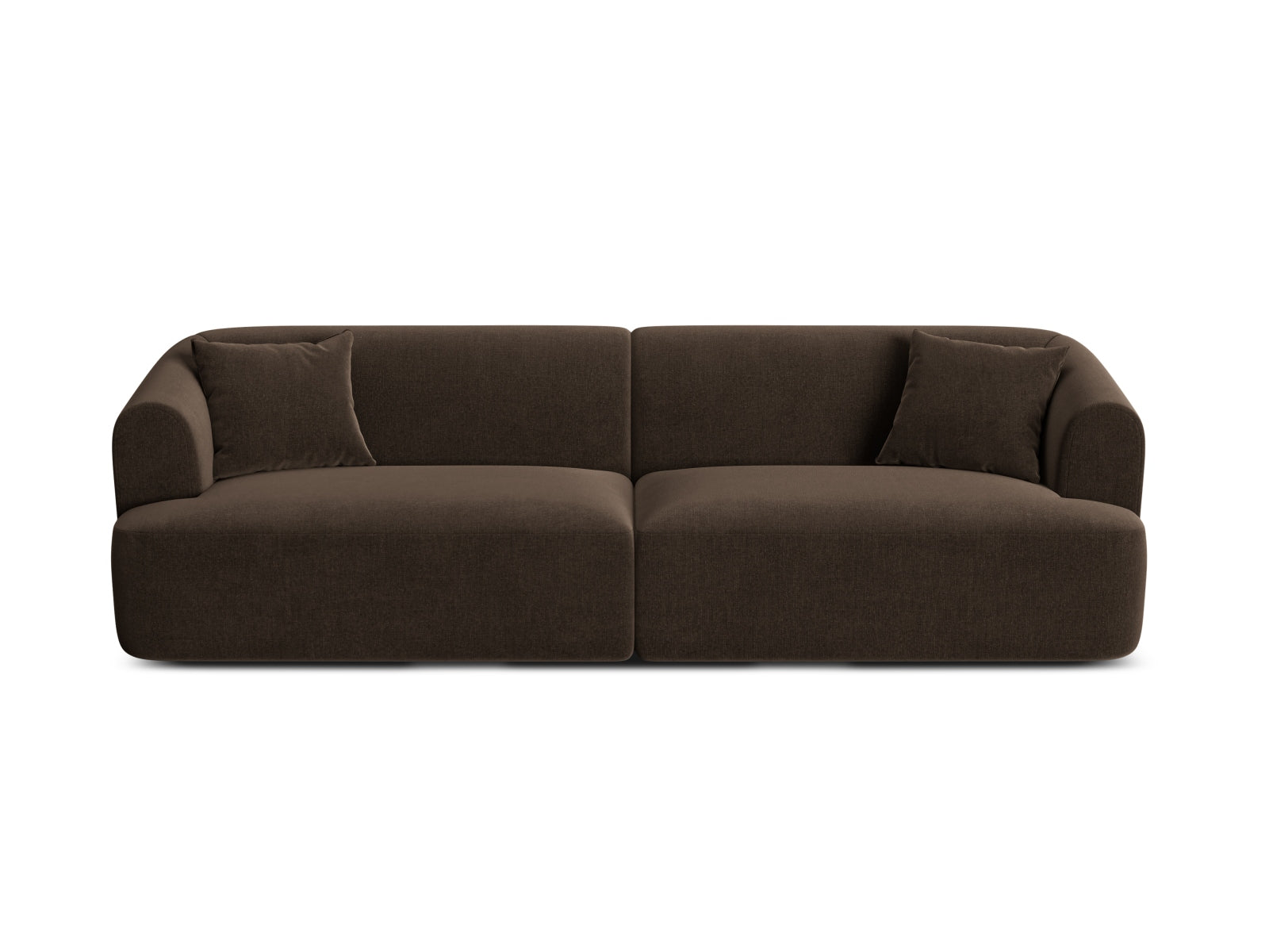 Campi Modular Sofa, 4 Seats, 255x90 cm — Chocolate