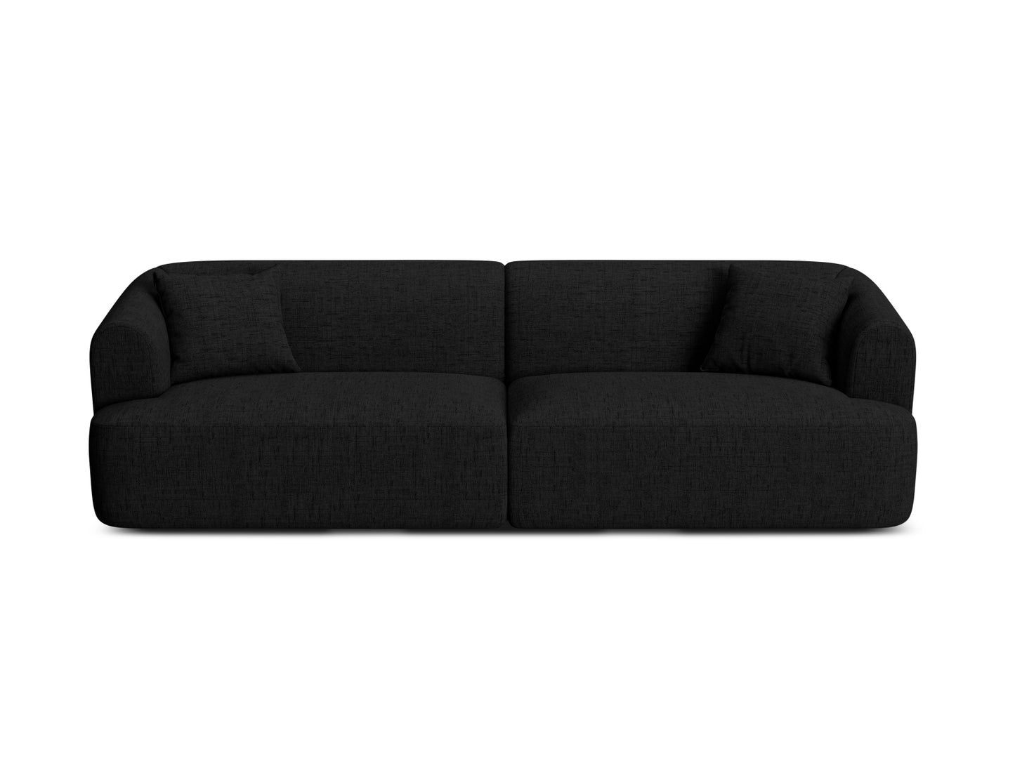 Campi Modular Sofa, 4 Seats, 255x90 cm — Black