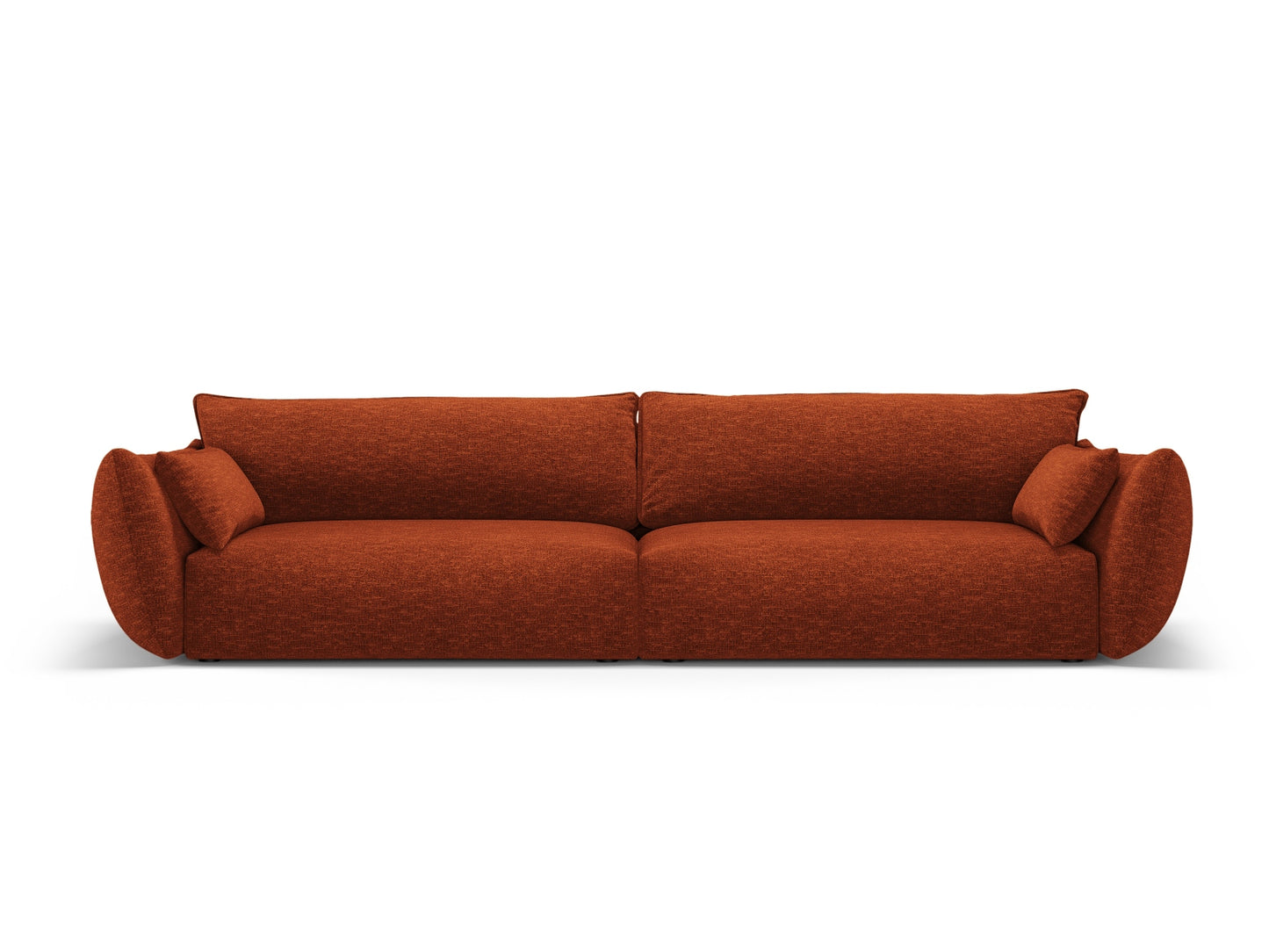 Matera Sofa, 4 Seats, 248x110 cm — Terracotta