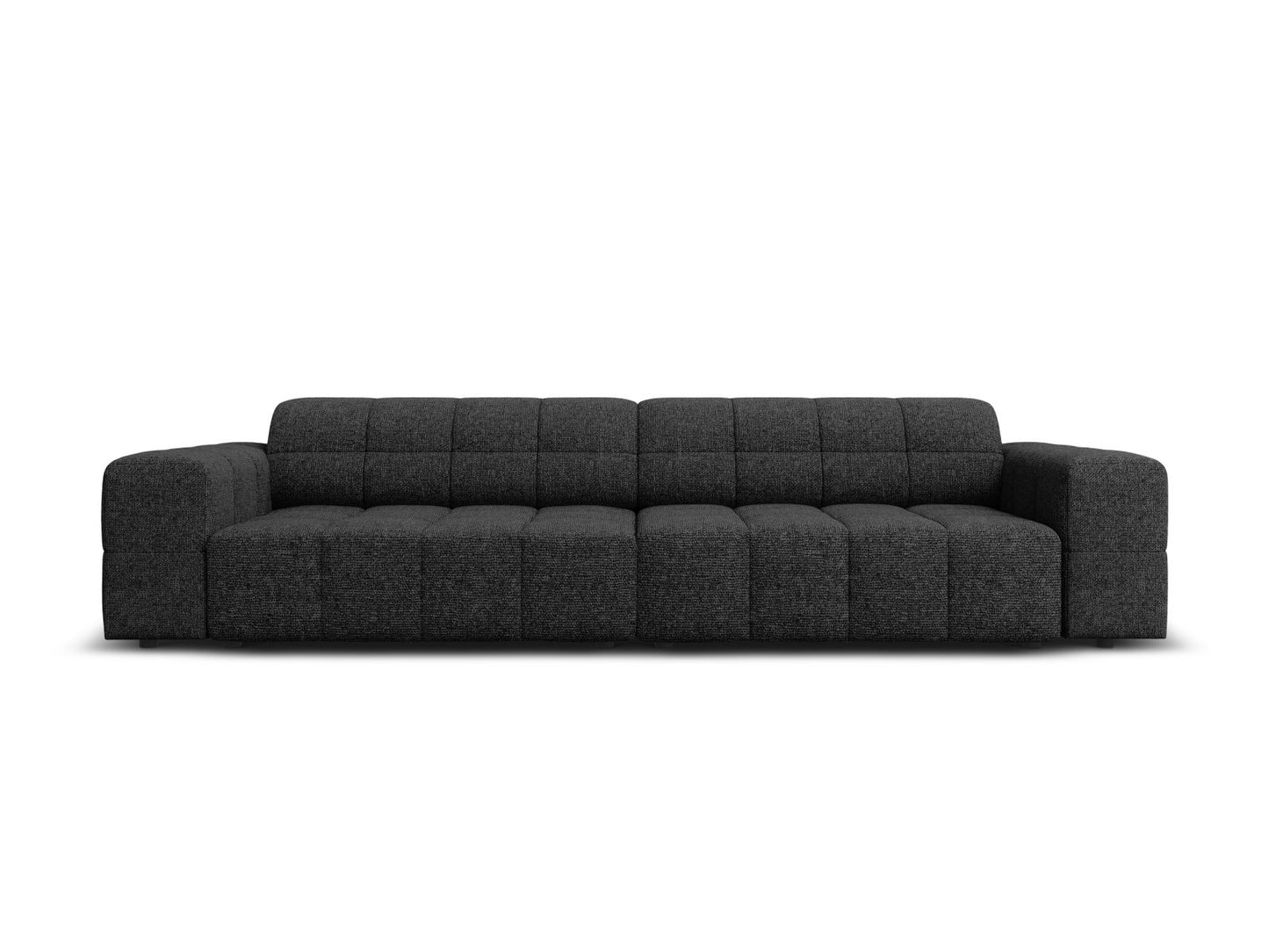 Chicago Sofa, 4 Seats, 252x102 cm — Black