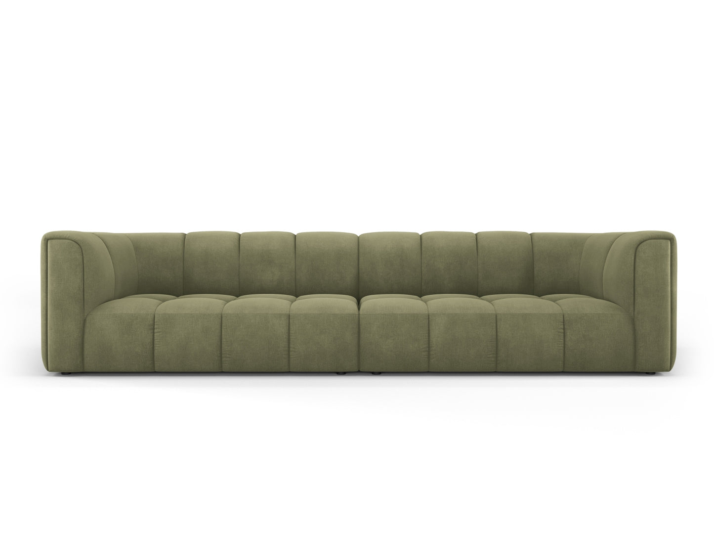 Moritz Modular Sofa, 4 Seats, 286x96 cm — Light Green