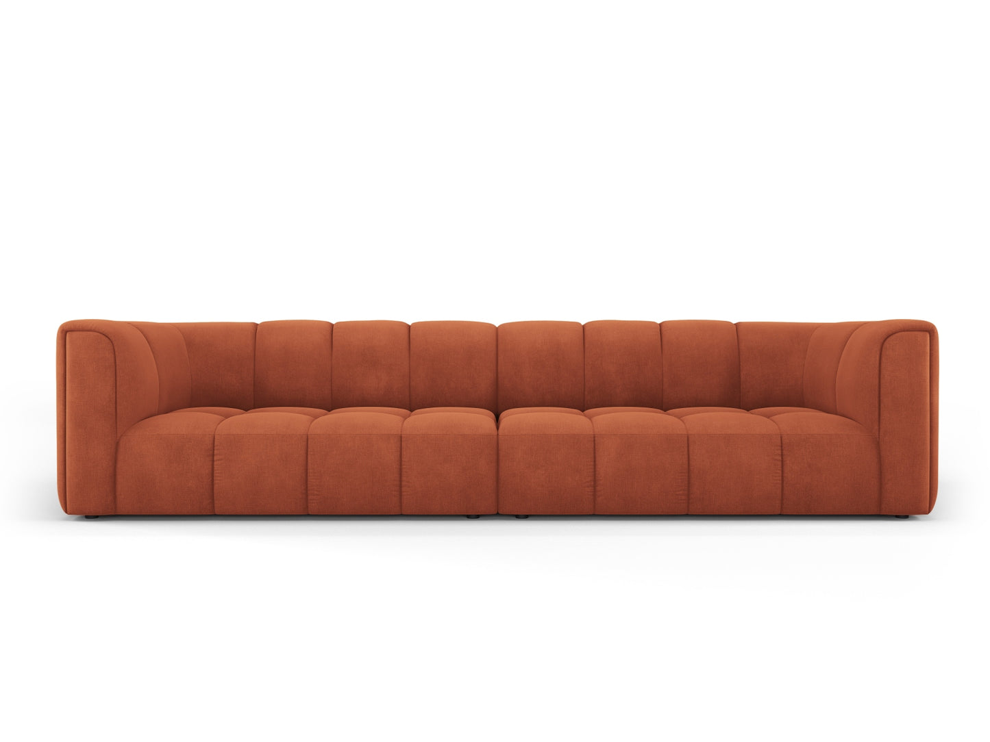 Moritz Modular Sofa, 4 Seats, 286x96 cm — Orange