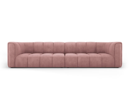 Moritz Modular Sofa, 4 Seats, 286x96 cm — Pink