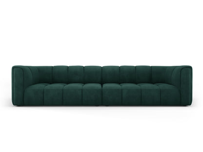 Moritz Modular Sofa, 4 Seats, 286x96 cm — Bottle Green