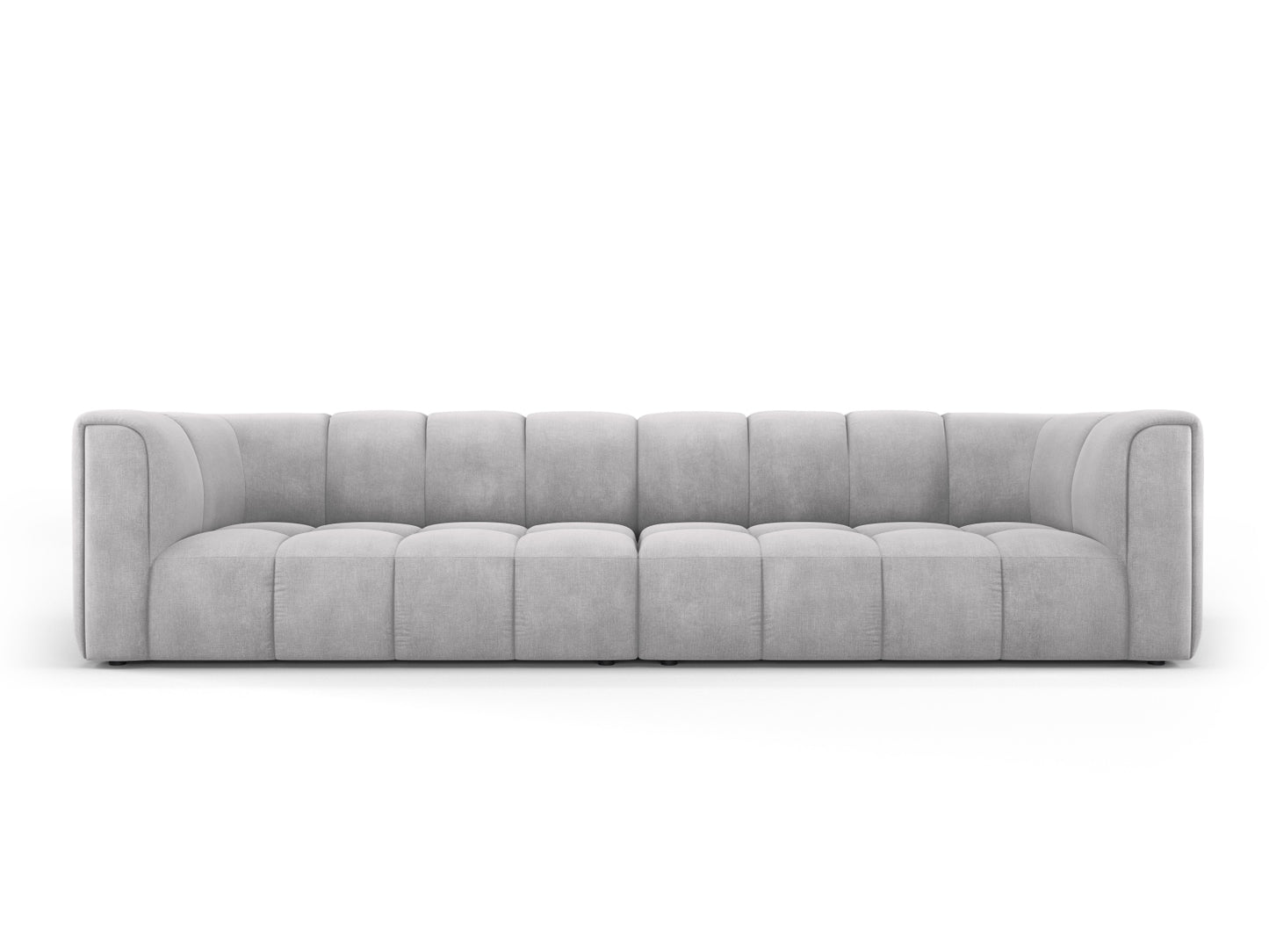 Moritz Modular Sofa, 4 Seats, 286x96 cm — Light Grey