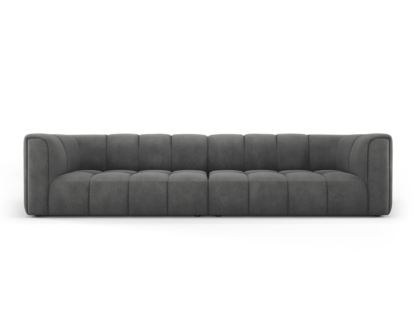 Moritz Modular Sofa, 4 Seats, 286x96 cm — Dark Grey