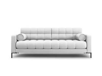 Bali Sofa, 4 Seats, 217x96 cm — Light Grey / Black Metal