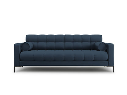 Bali Sofa, 4 Seats, 217x96 cm — Blue / Black Metal