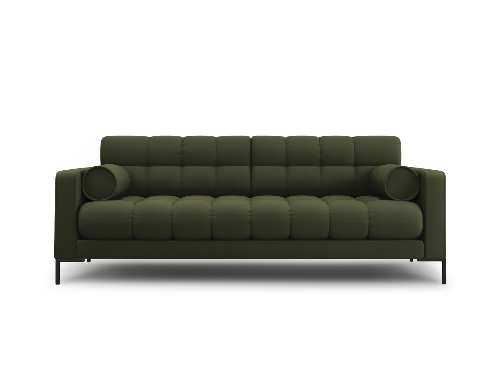 Bali Sofa, 4 Seats, 217x96 cm — Green / Black Metal
