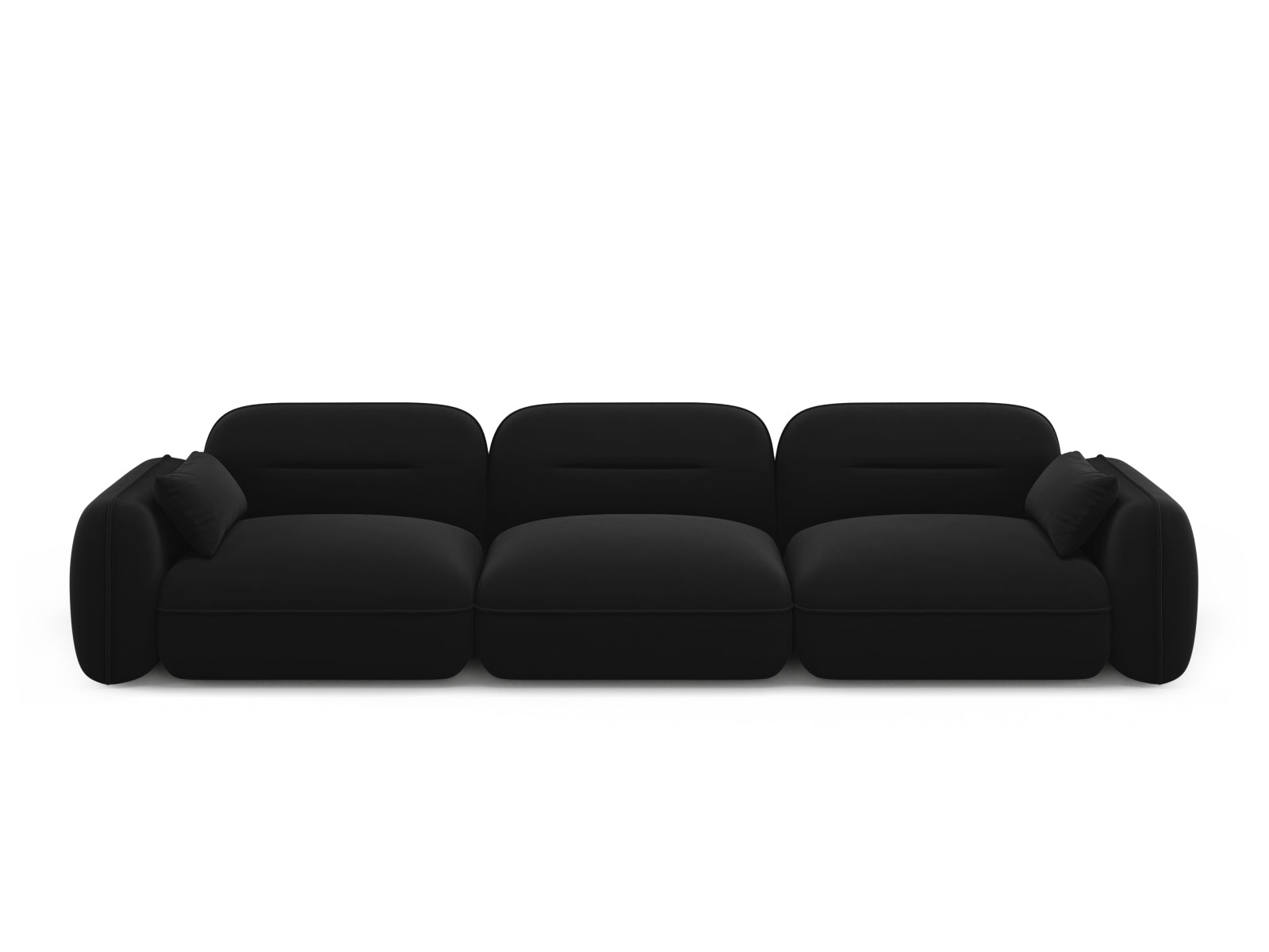 Sydney Modular Sofa, 4 Seats, 320x90 cm — Black