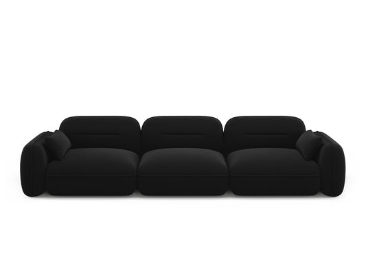 Sydney Modular Sofa, 4 Seats, 320x90 cm — Black