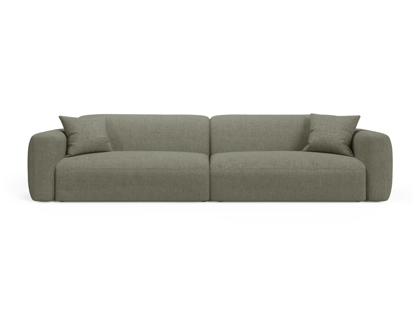 Strino Modular Sofa, 4 Seats, 240x98 cm — Dark Olive Green