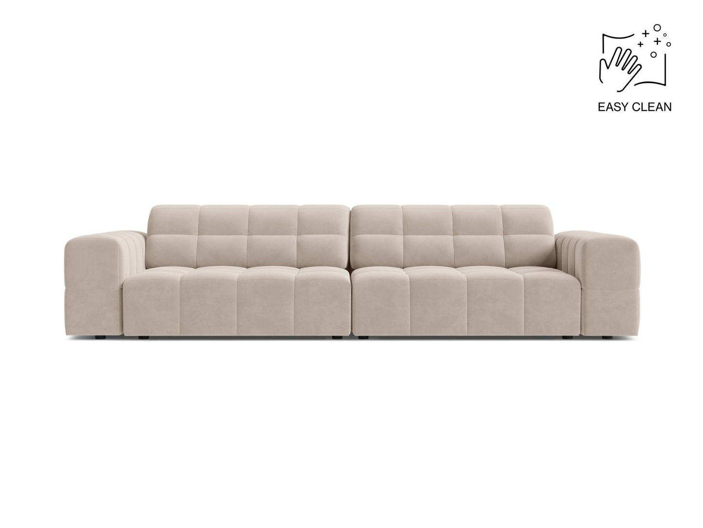 Chicago Sofa, 4 Seats, 252x102 cm — Light Beige