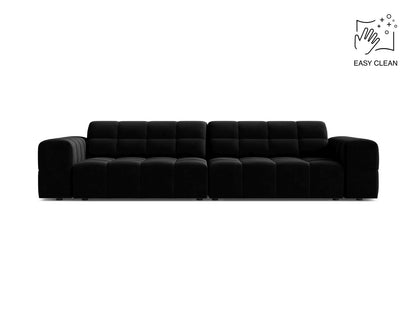 Chicago Sofa, 4 Seats, 252x102 cm — Black
