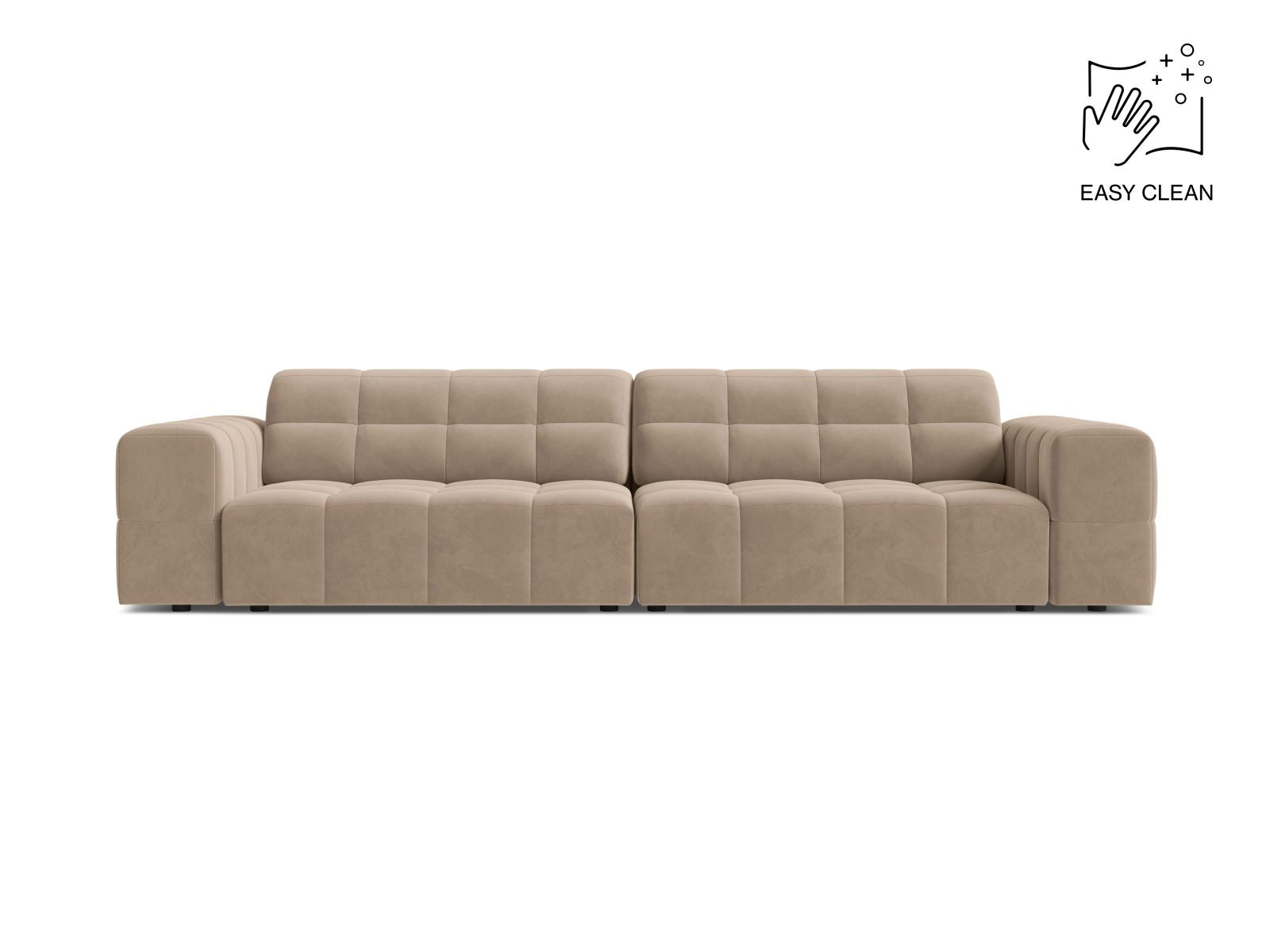 Chicago Sofa, 4 Seats, 252x102 cm — Beige