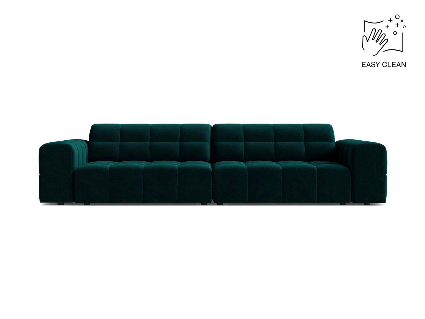 Chicago Sofa, 4 Seats, 252x102 cm — Deep Petrol