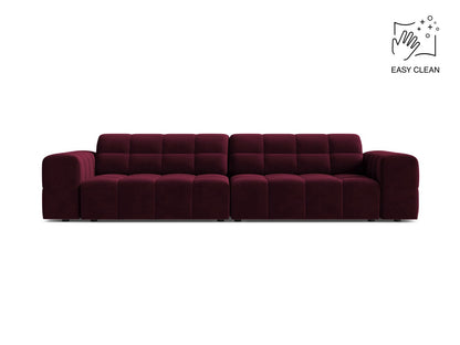 Chicago Sofa, 4 Seats, 252x102 cm — Burgundy