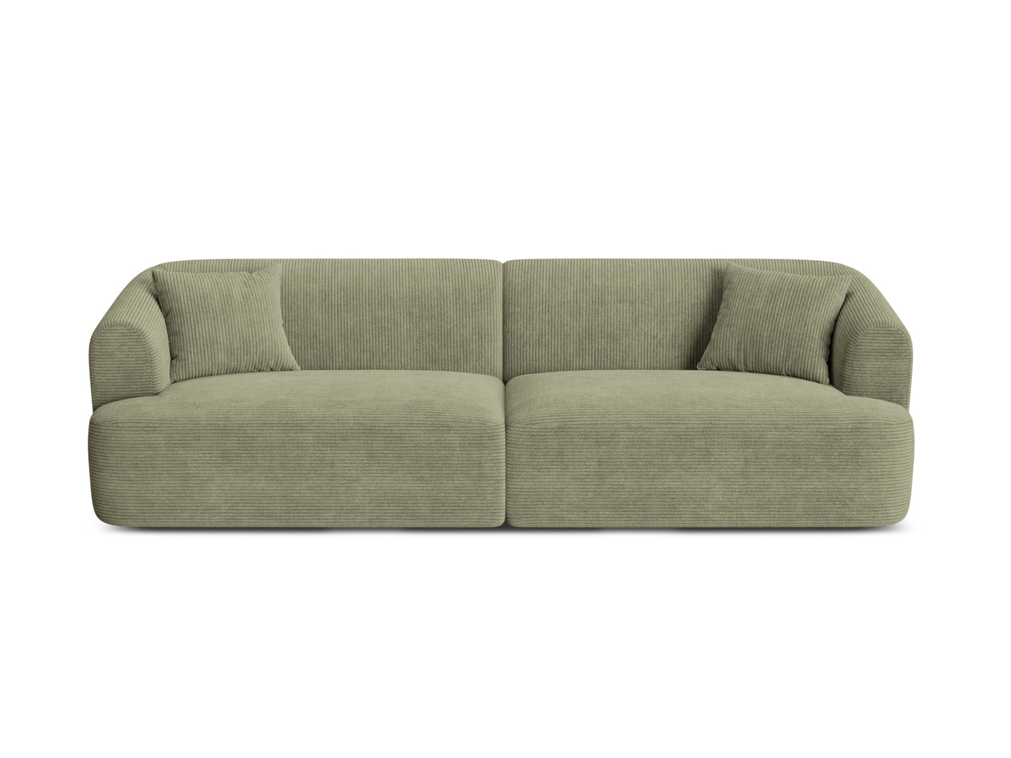 Campi Modular Sofa, 4 Seats, 255x90 cm — Moss Green