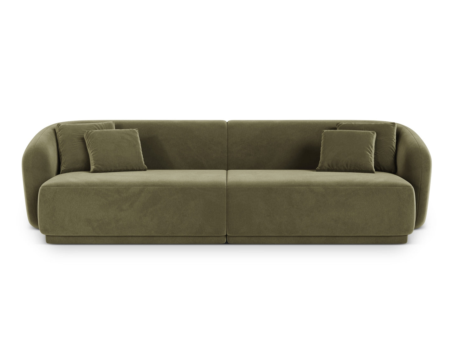 Gomera Sofa, 4 Seats, 246x93 cm — Green