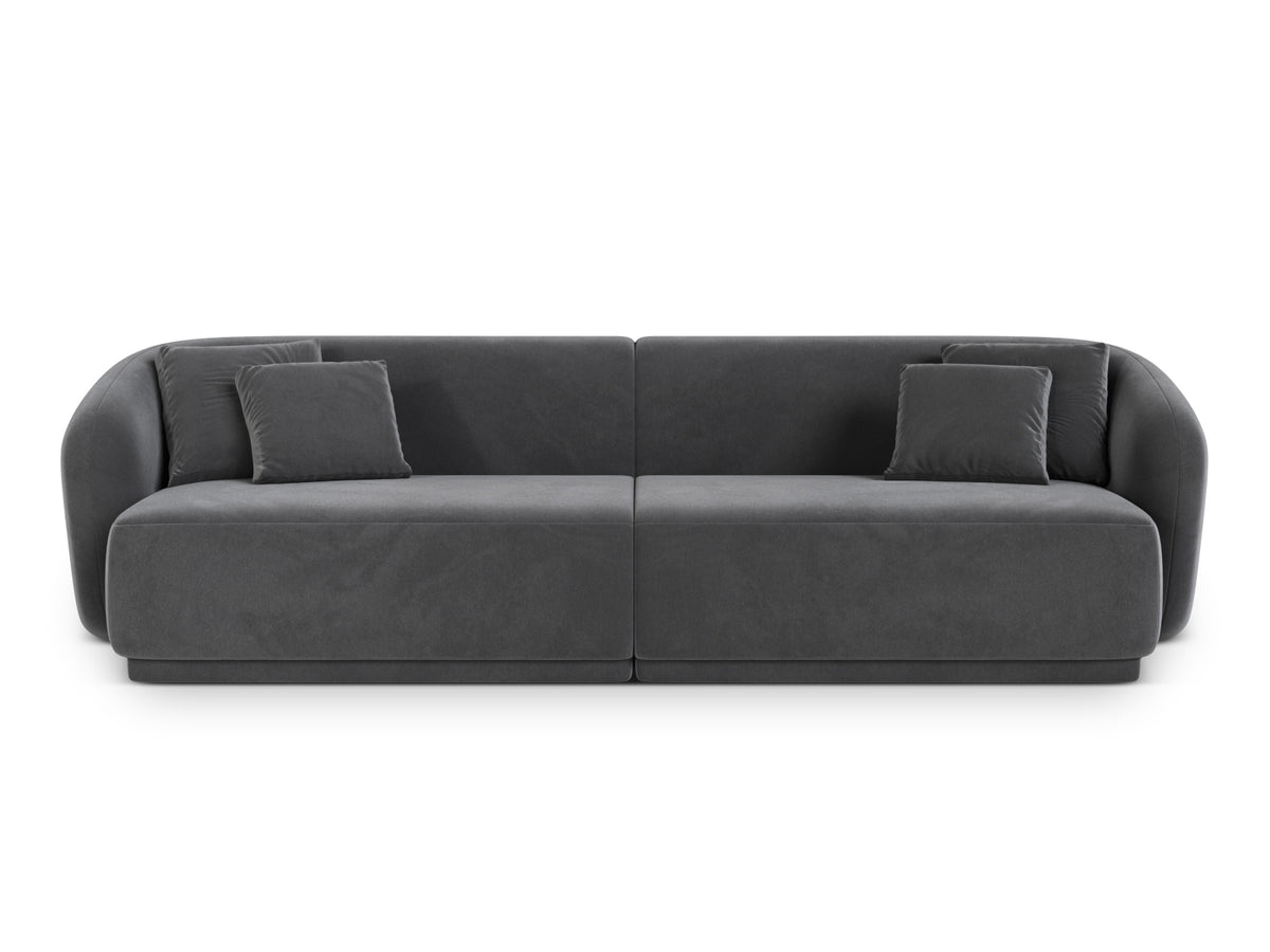 Gomera Sofa, 4 Seats, 246x93 cm — Dark Grey