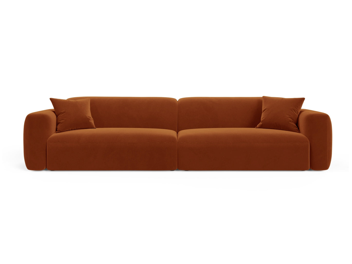Strino Modular Sofa, 4 Seats, 240x98 cm — Terracotta