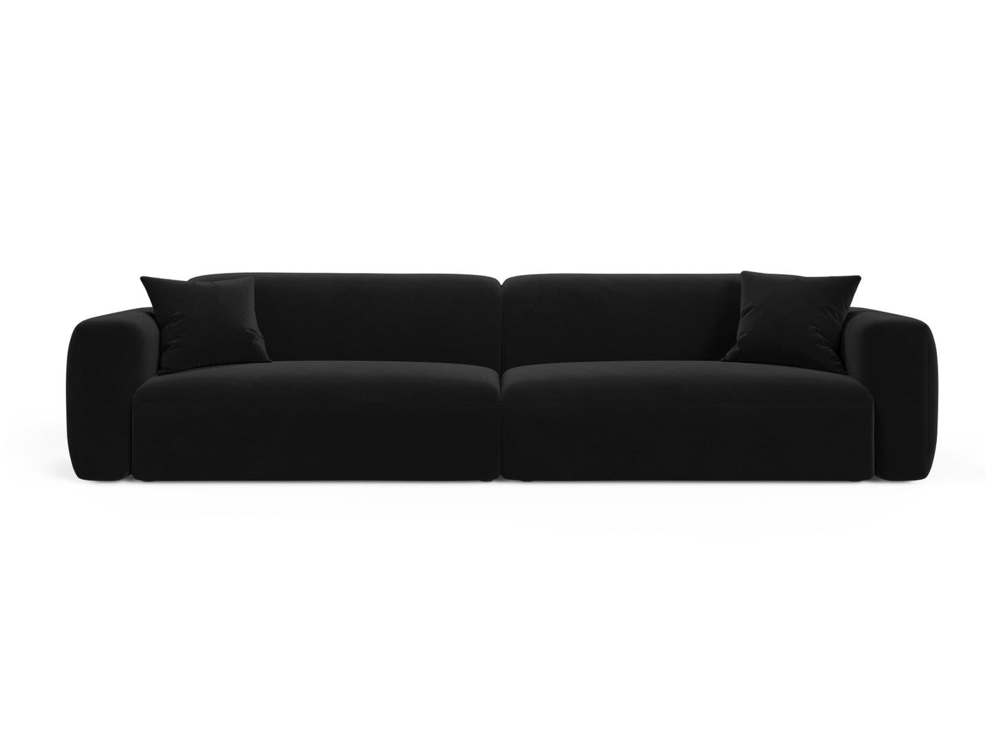 Strino Modular Sofa, 4 Seats, 240x98 cm — Black