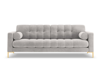 Bali Sofa, 4 Seats, 217x96 cm — Silver / Gold Metal