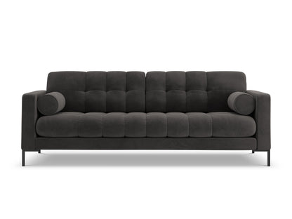 Bali Sofa, 4 Seats, 217x96 cm — Dark Grey / Black Metal