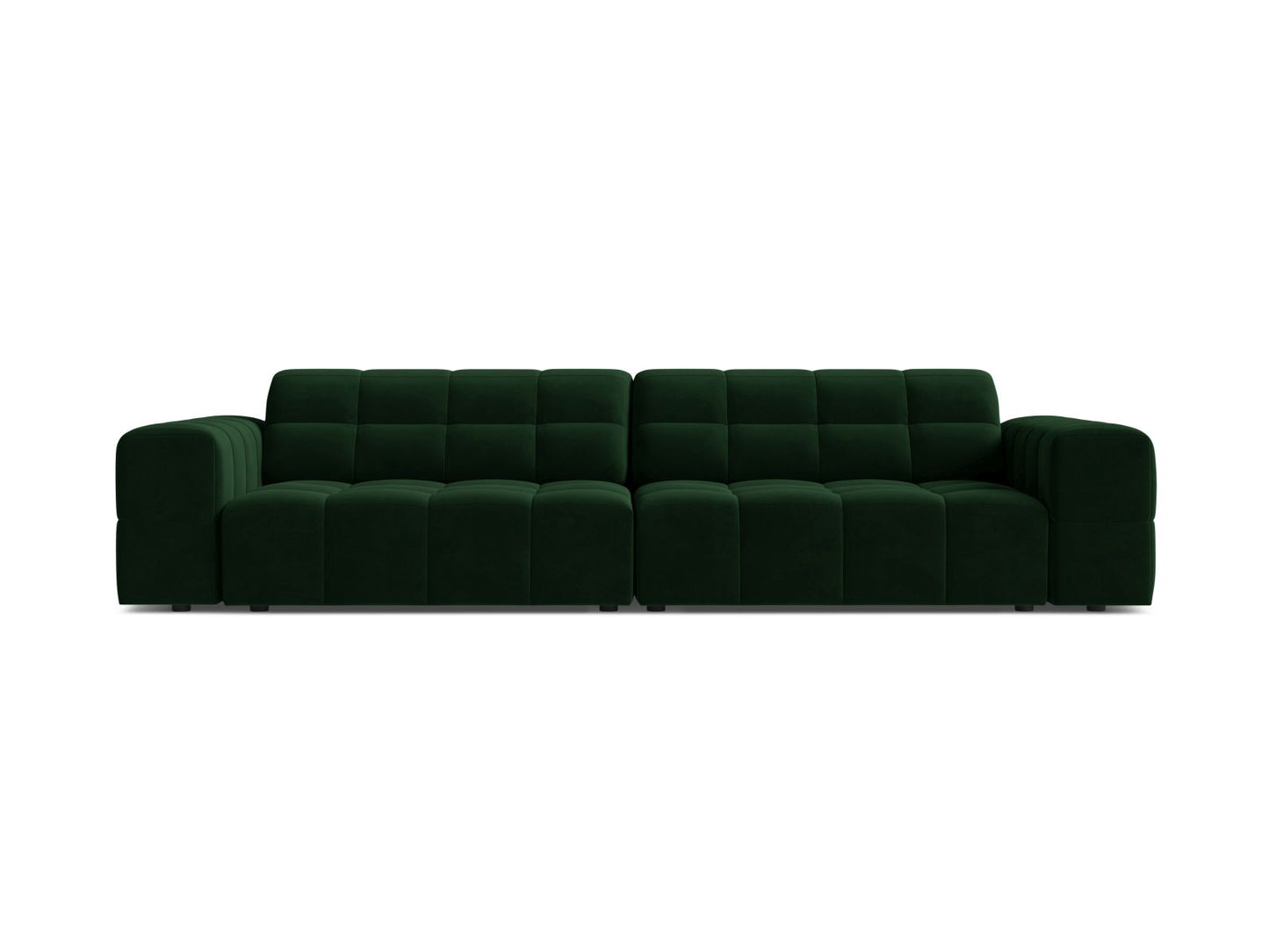Chicago Sofa, 4 Seats, 252x102 cm — Bottle Green