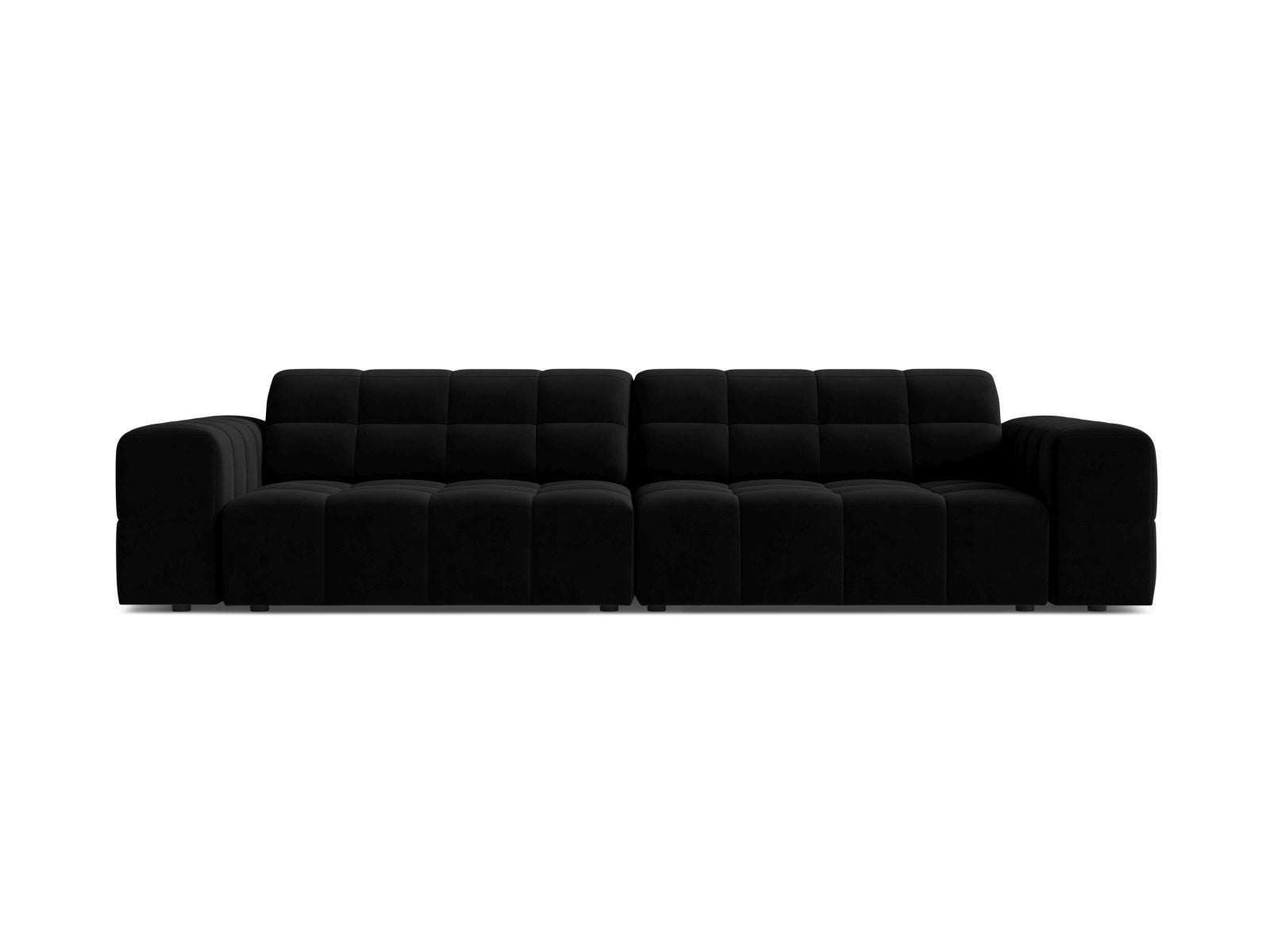 Chicago Sofa, 4 Seats, 252x102 cm — Black