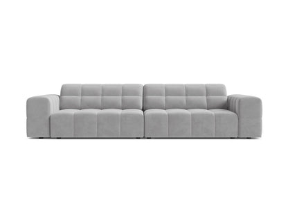 Chicago Sofa, 4 Seats, 252x102 cm — Silver