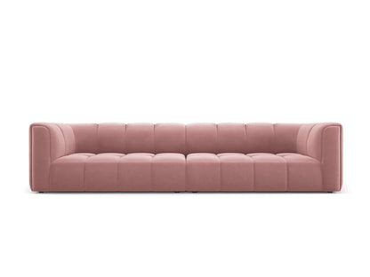 Moritz Modular Sofa, 4 Seats, 286x96 cm — Pink