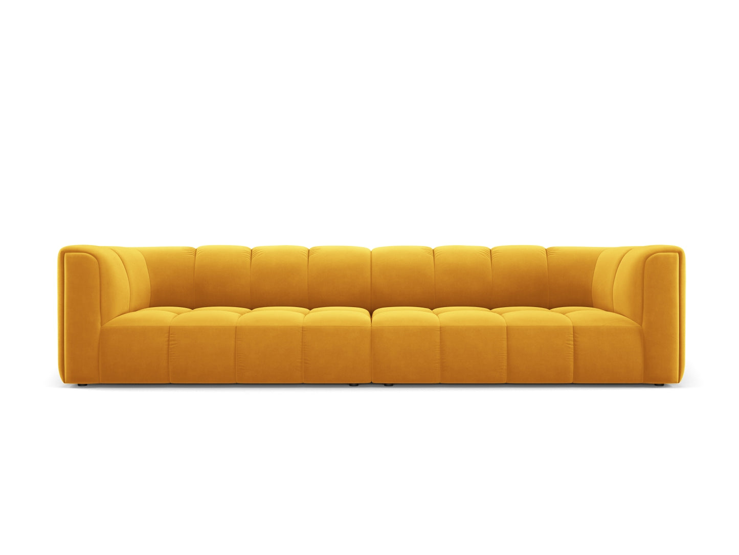 Moritz Modular Sofa, 4 Seats, 286x96 cm — Yellow