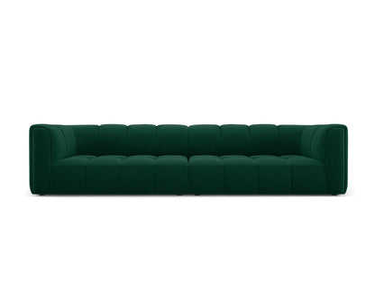 Moritz Modular Sofa, 4 Seats, 286x96 cm — Bottle Green