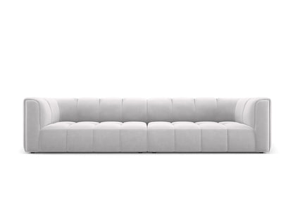 Moritz Modular Sofa, 4 Seats, 286x96 cm — Silver