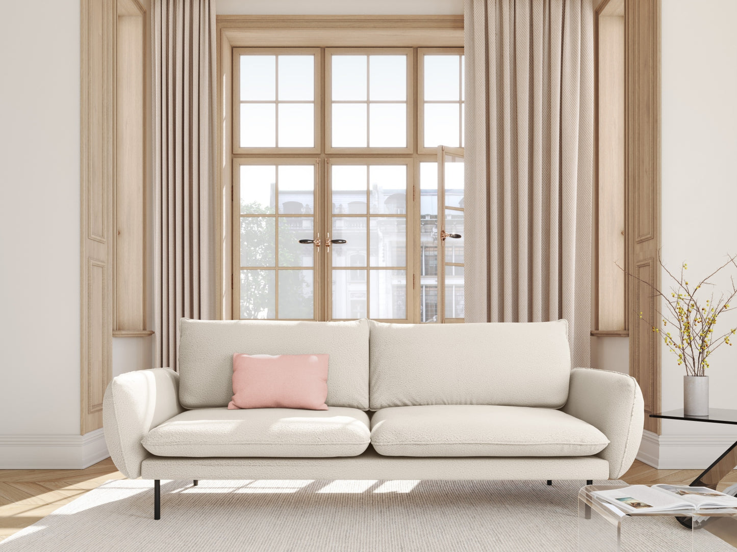 Vienna Sofa, 4 Seats, 230x92 cm