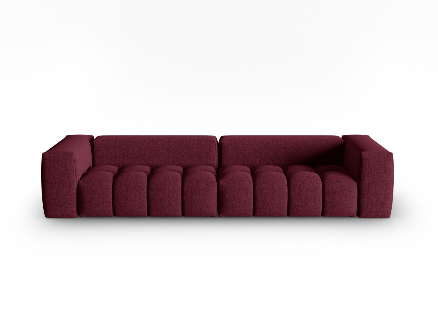 Verona Modular Sofa, 5 Seats, 290x85 cm — Burgundy