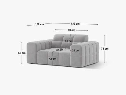Chicago Armchair, 132x102 cm