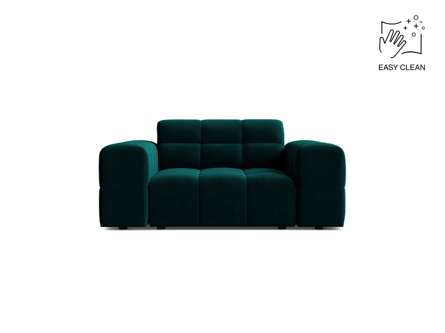 Chicago Armchair, 132x102 cm — Deep Petrol