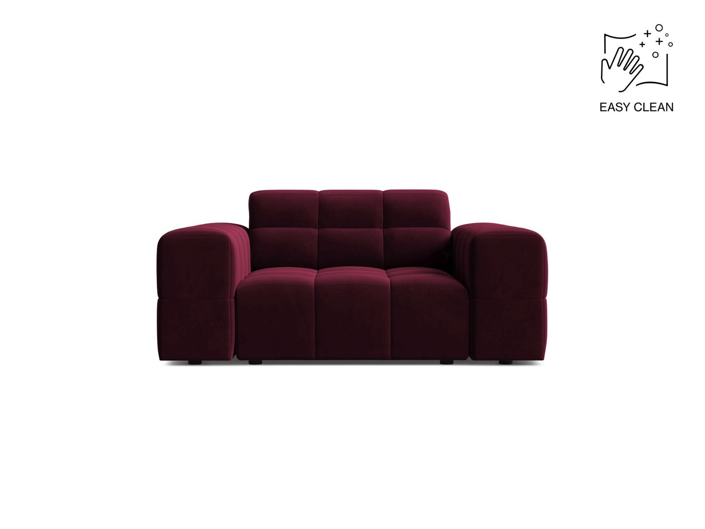 Chicago Armchair, 132x102 cm — Burgundy