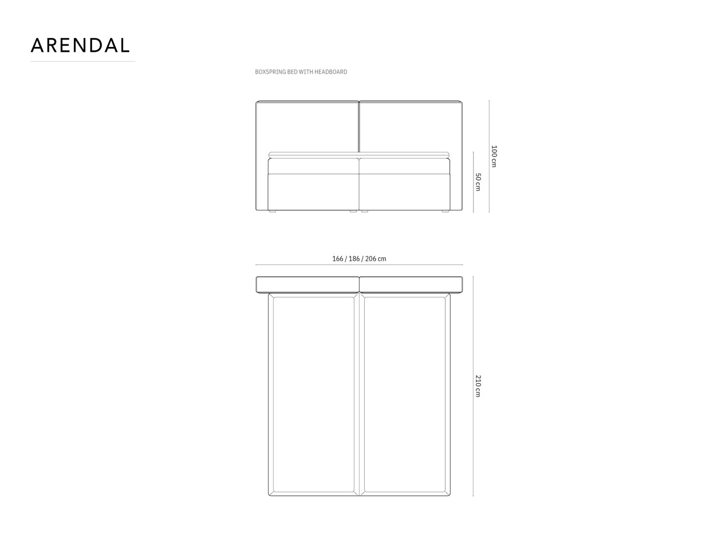 Arendal Boxspring Bed Set